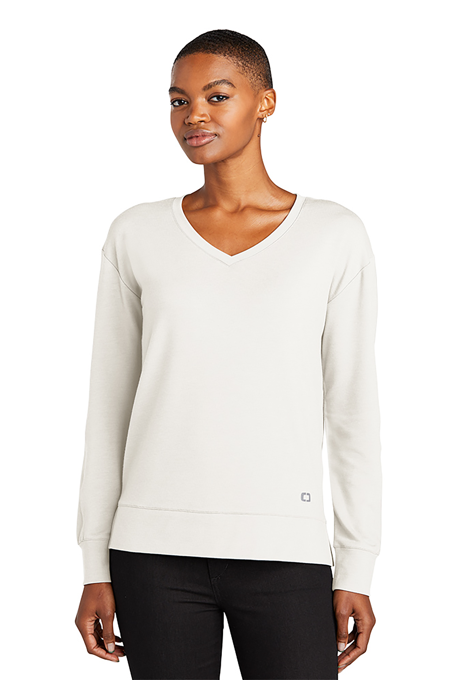 OGIO Ladies Luuma Flex Long Sleeve V-Neck
