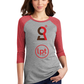 District Women’s Perfect Tri 3/4-Sleeve Raglan