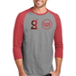 District Perfect Tri 3/4-Sleeve Raglan